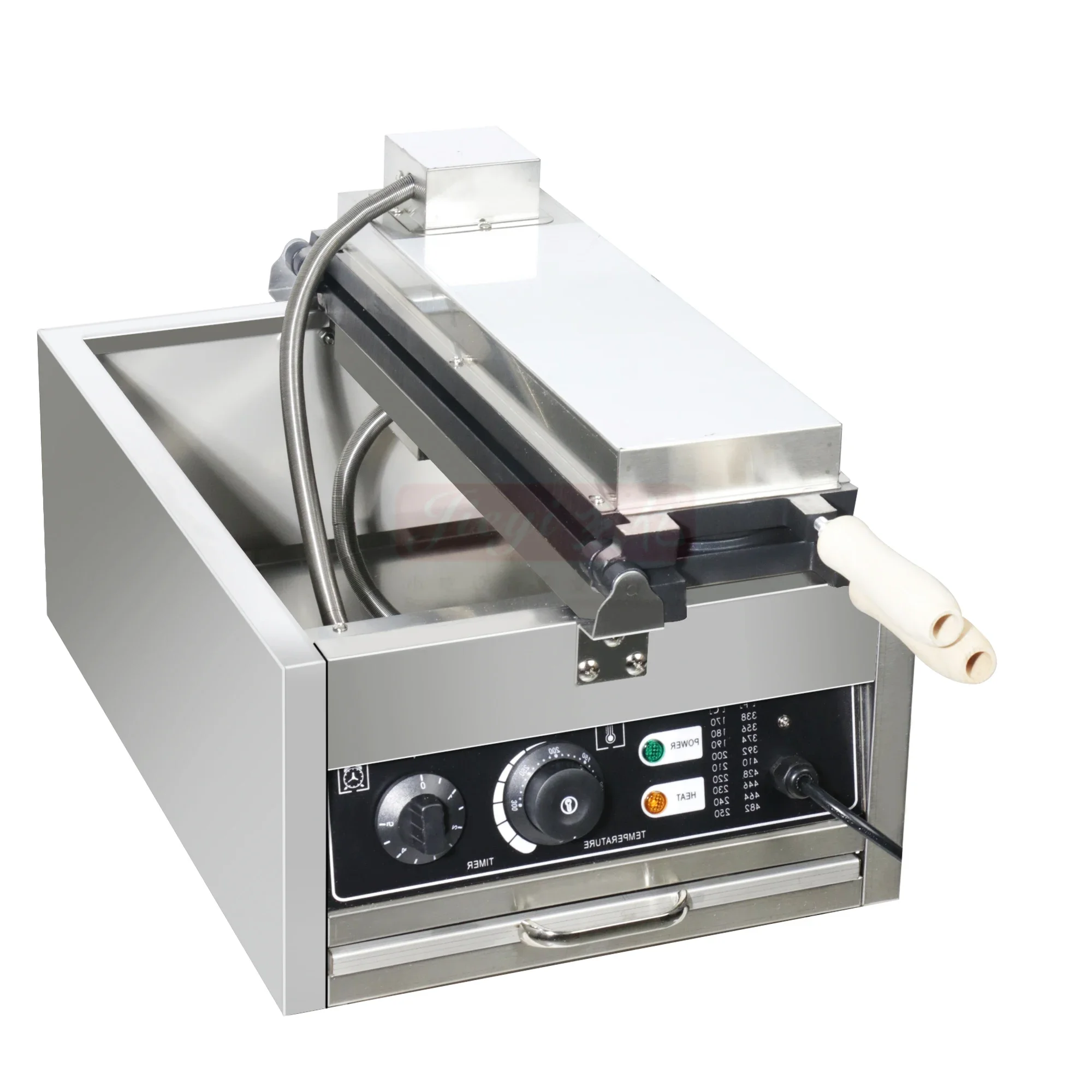 

'Customized snack equipment Cheese Gold Coin Waffle Maker