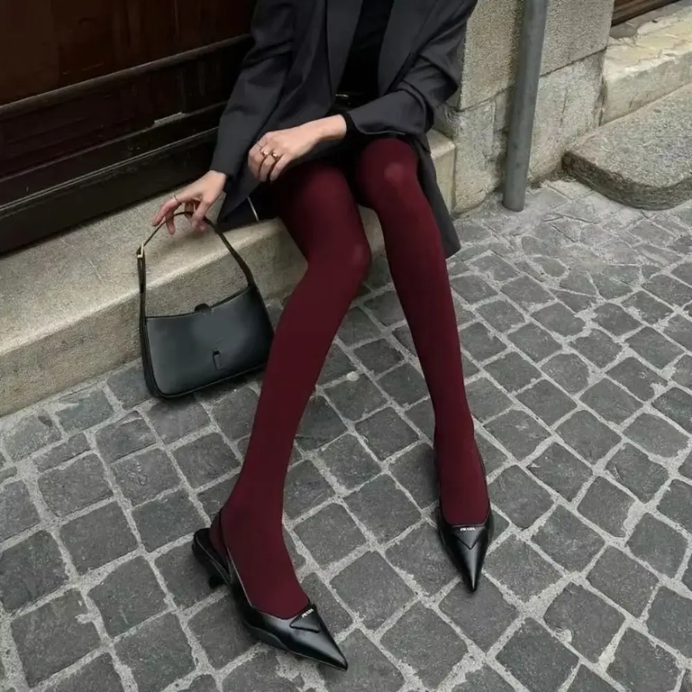 

Stylish Slim Fit High Pantyhose Sexy Style Super Elastic Hottie Sexy Tights Retro Female Stockings Women