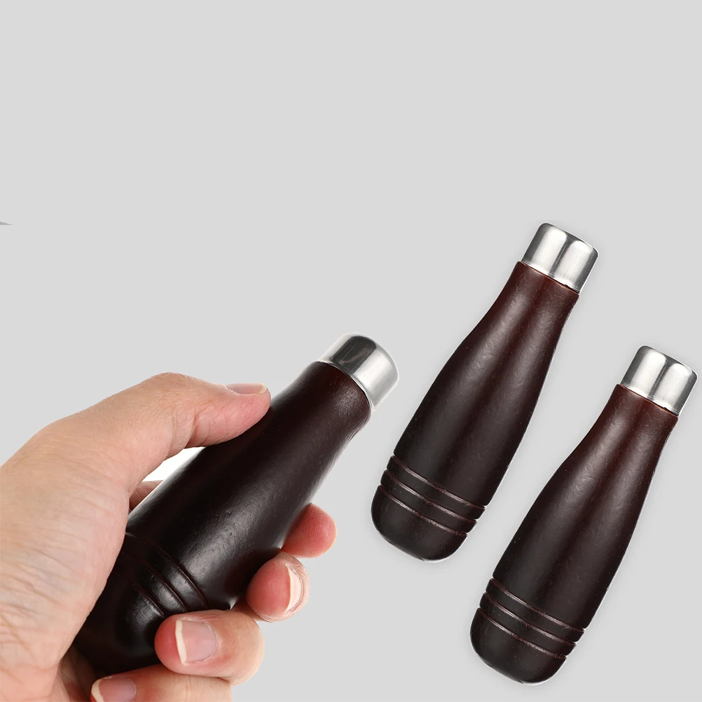 

2pcs File Handle Wooden Ergonomic Replacement for Metal Files Woodworking Tools Hand Drills Screwdrivers Durable Comfortable