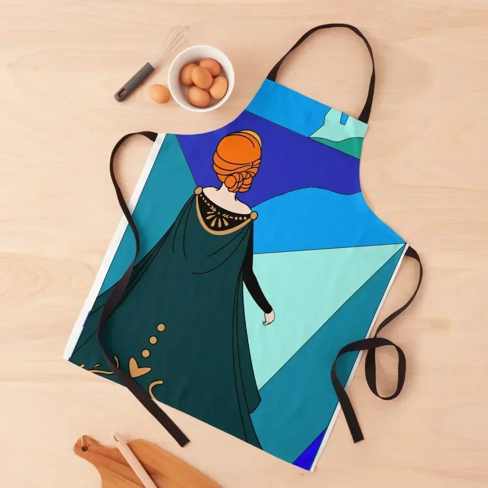 

Queen of Arendelle Apron Cute Kitchen Customizable Woman Dress For Women Apron