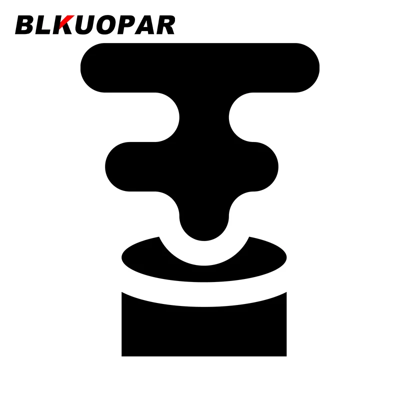 BLKUOPAR for Pollution Chimney Car Stickers Cute Fashionable Decals Occlusion Scratch Windshield Laptop Decor Car Styling