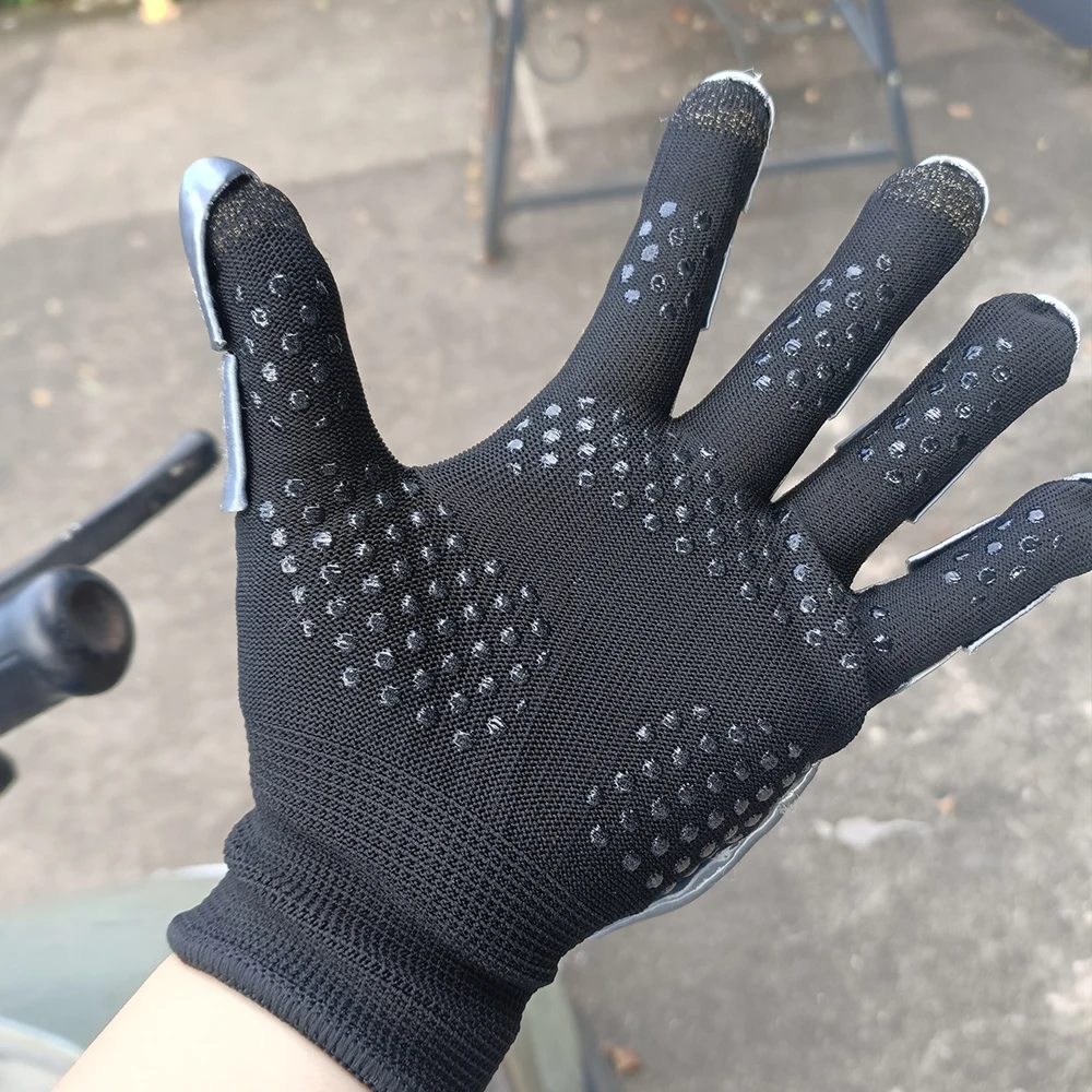 Cyberpunk-Handschuhe, Cosplay-Party-Outfit, Mechanische Mecha-Stil Reithandschuhe, 3D-gedruckt, Handschutz. – Detail 4