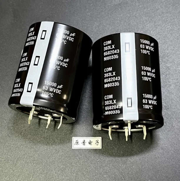 2PCS/lot United States original CDM 15000UF 63V 4 feet audio filter electrolytic capacitor 40X50mm free shipping