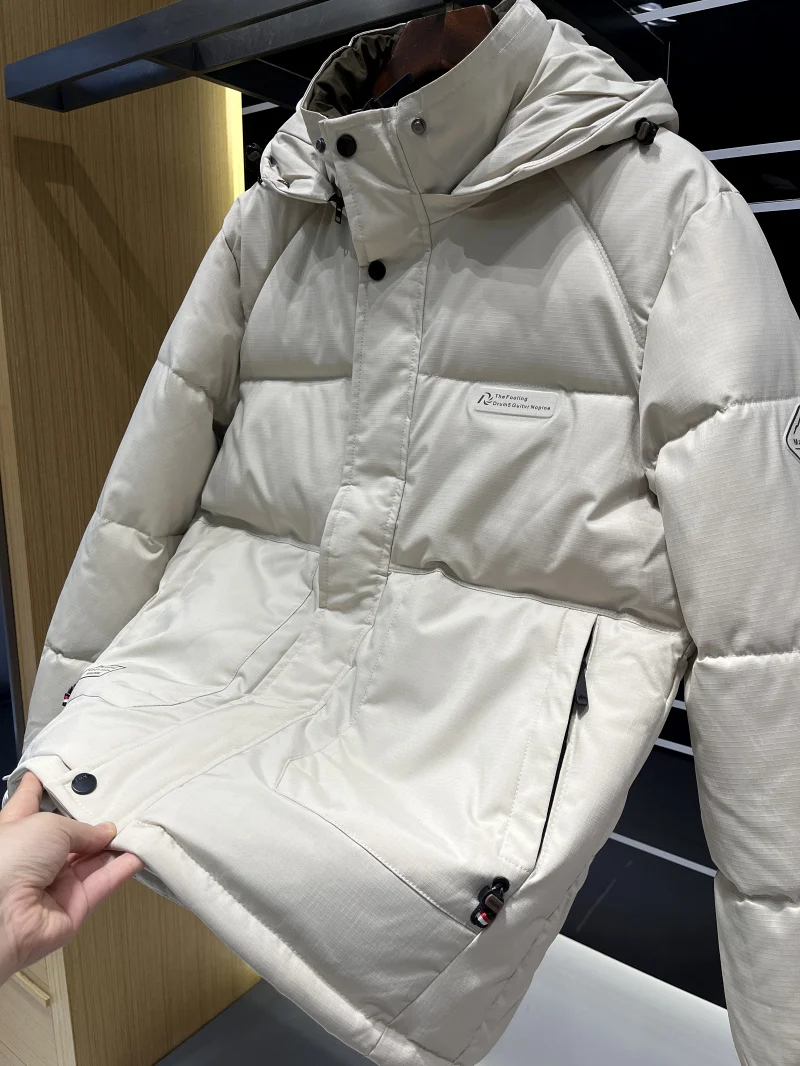 

Warm Thiened Outdoor Casual Hooded Cotton Jaet Windproof Water-resistant New Winter Youth Faion Polyester Fiber Fill