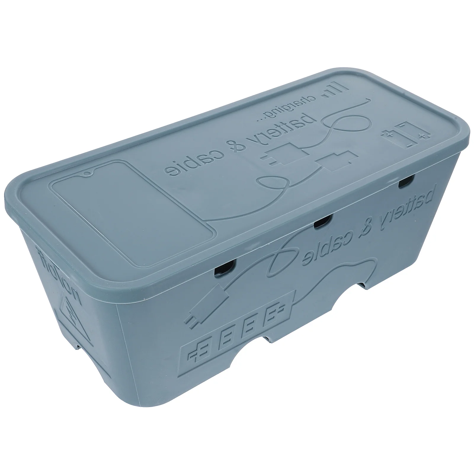 Cord Organizer Box Cable Management Storage for Power Strip Cords Data Cables Desktop Home Office Classroom Use Cord Hider