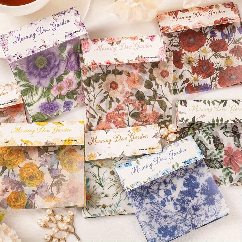 8 Styles Embrace Stickers Clippers, Handbooks, DIY Diaries, Materials, Collages, Aesthetics, Craft Aesthetics Scrapbook Supplies