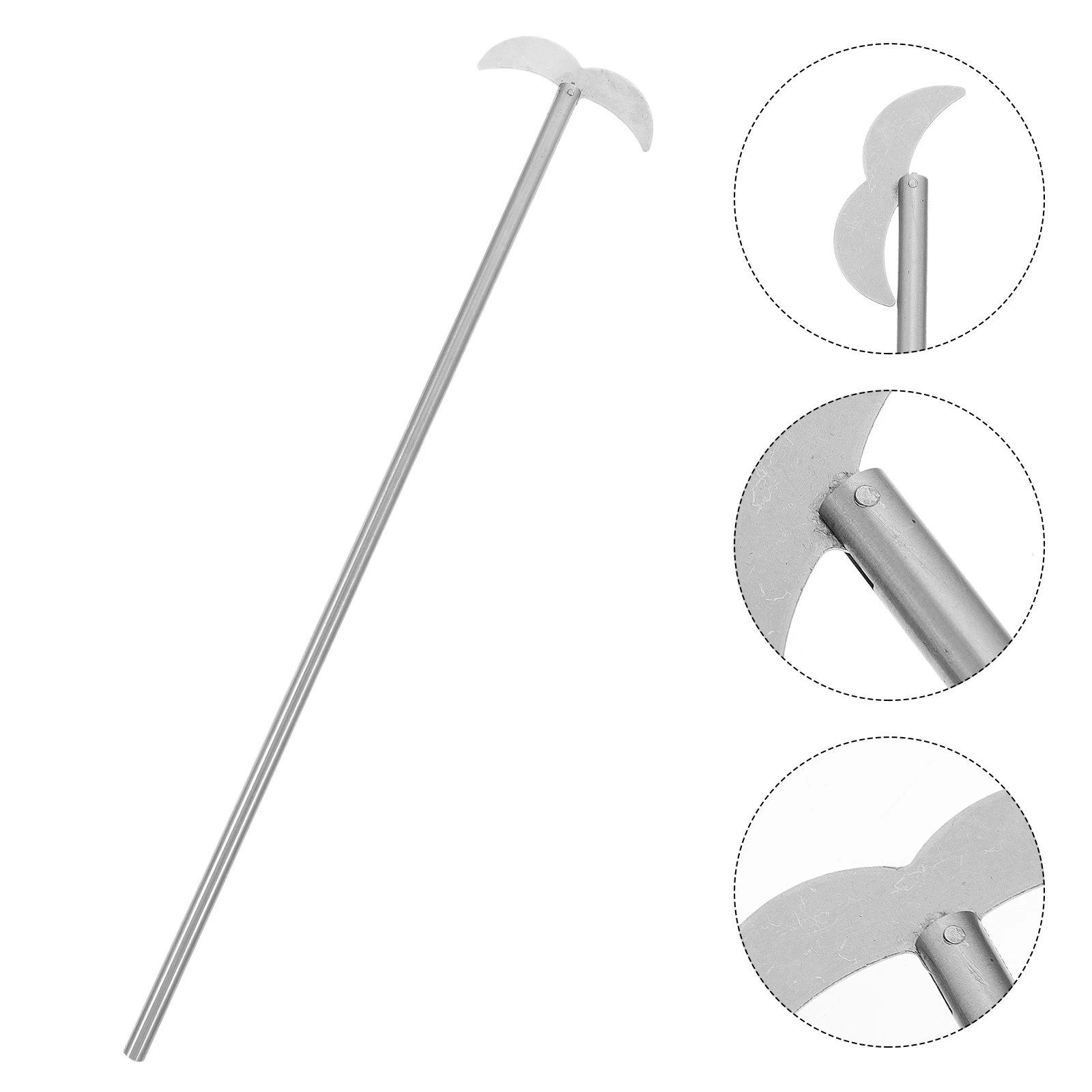 

Stainless Steel Stirring Paddle 35cm Mixing Shaft Blender Chemistry Experimental Stirrer Rod Industrial Lab Use