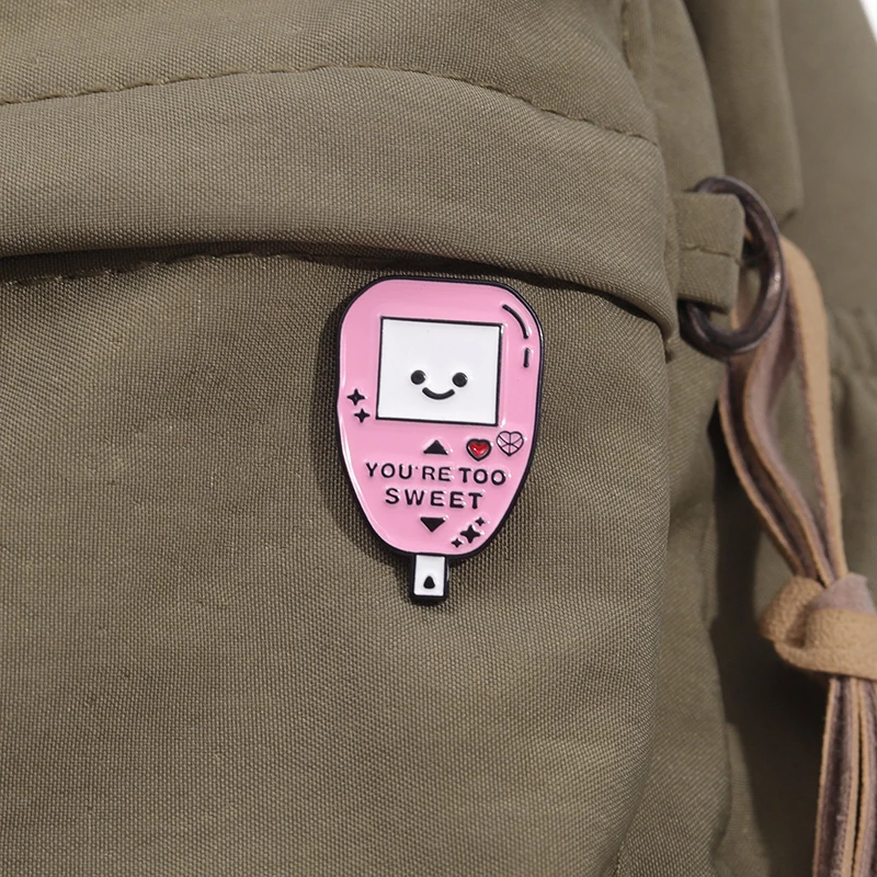 You\'re Too Sweet Enamel Pin Nurse Lapel Pin Schoolbag Accessories Bag Jewelry Gift For Doctor Nurse Friend