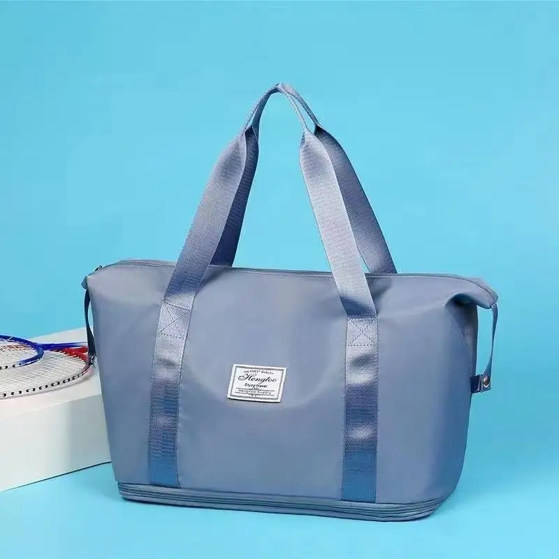 Large Capacity Waterproof Travel Bag Universal Folding Dry Wet Separation Fitness Handbag for Luggage