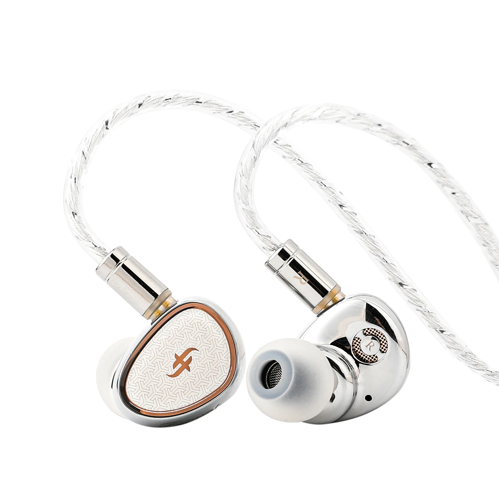 SIMGOT-auriculares EA1000 Fermat de doble imán, estructura DD + PR, HiFi, IEM, con Cable desmontable, para músicos