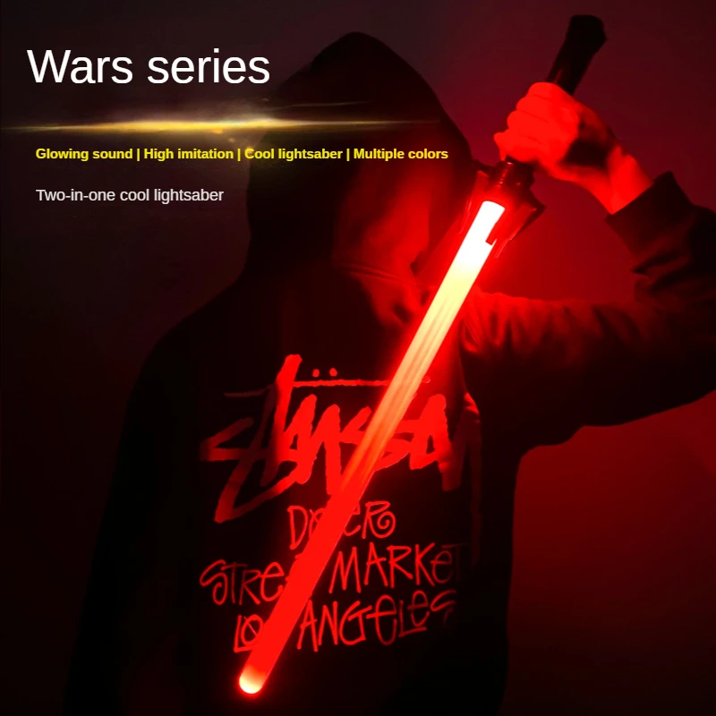 80cm Dueling RGB Lightsaber Laser Sword Toys Light Saber 7 Color Kids Soundfonts Force FX FOC Blaster Toys Jedi Laser Sword Gift