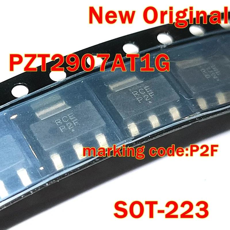 1pcs to 100pcs PZT2907AT1G PZT2907AT1 marking code:P2F SOT-223 New Original  PNP Silicon Epitaxial Transistor