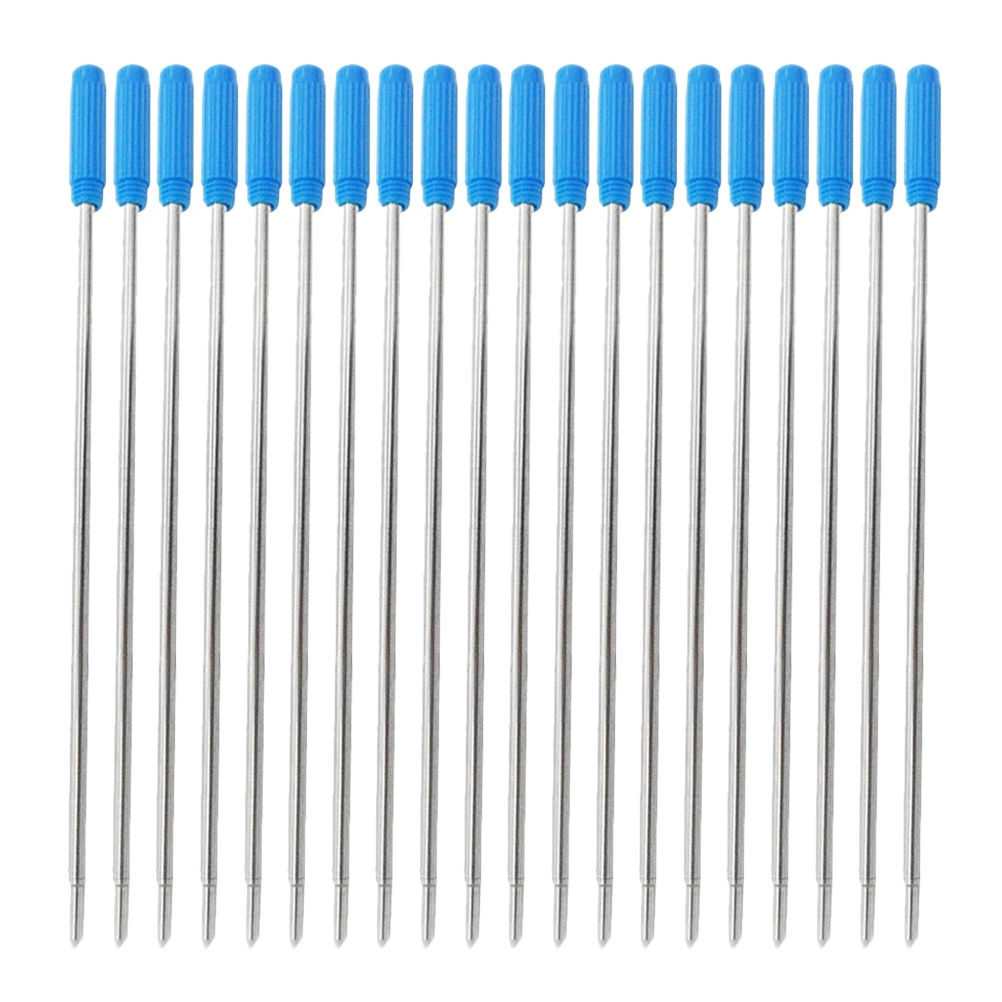 

20PCS Ballpoint Pen Refills For Writing Replaceable Pens Medium Ink Rods For Office Stationery Suitable Pen