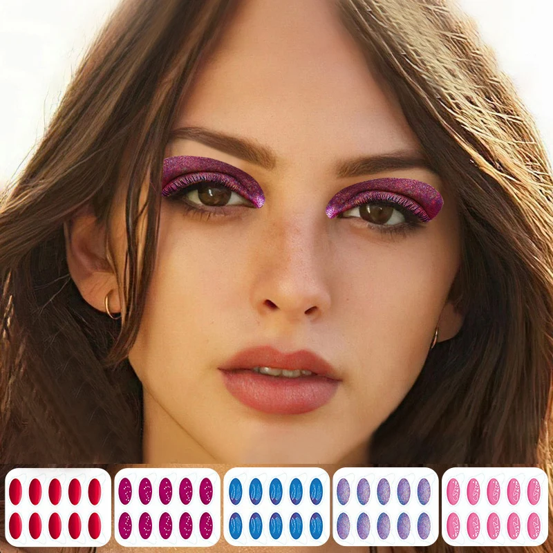 ملصقات وشم عين مؤقتة يمكن التخلص منها مقاومة للماء يمكنك صنعها بنفسك أداة مكياج لظلال العيون وكحل الوجه