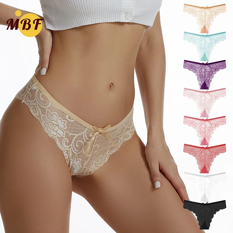 Low Waist Thong Sexy Women's Purple Red Breathable Invisible Temptation Charming No Stretch Cotton Crotch Multicolor