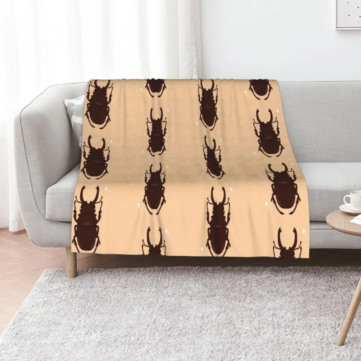 

Cute Stag Beetle Throw Blanket Luxury Comforter Thins Personalized Gift Blankets