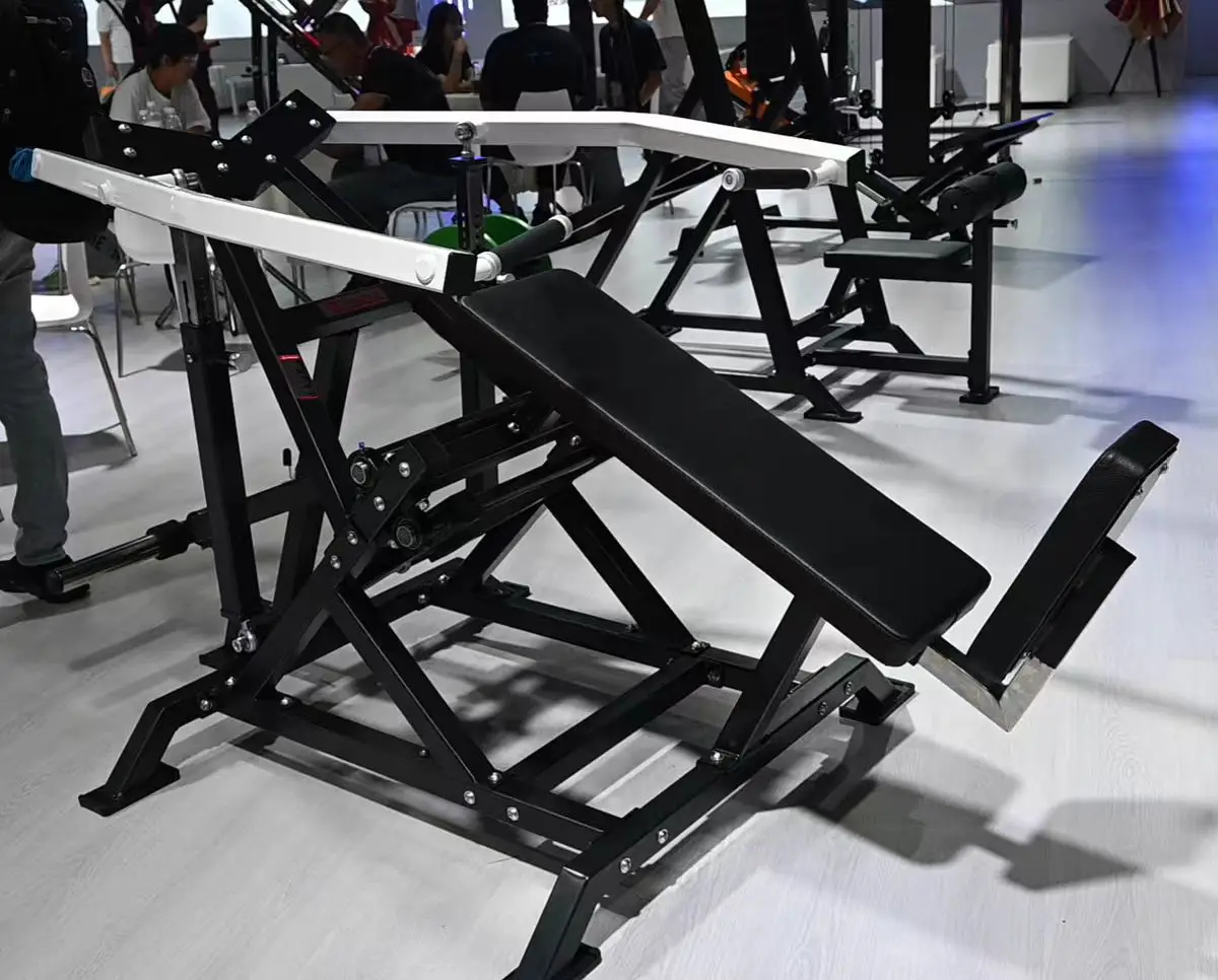 Commercial Gym Steel Fitness Equipment-Plate Loaded Seated Incline Chest Press Exercise Machine for Strength Training