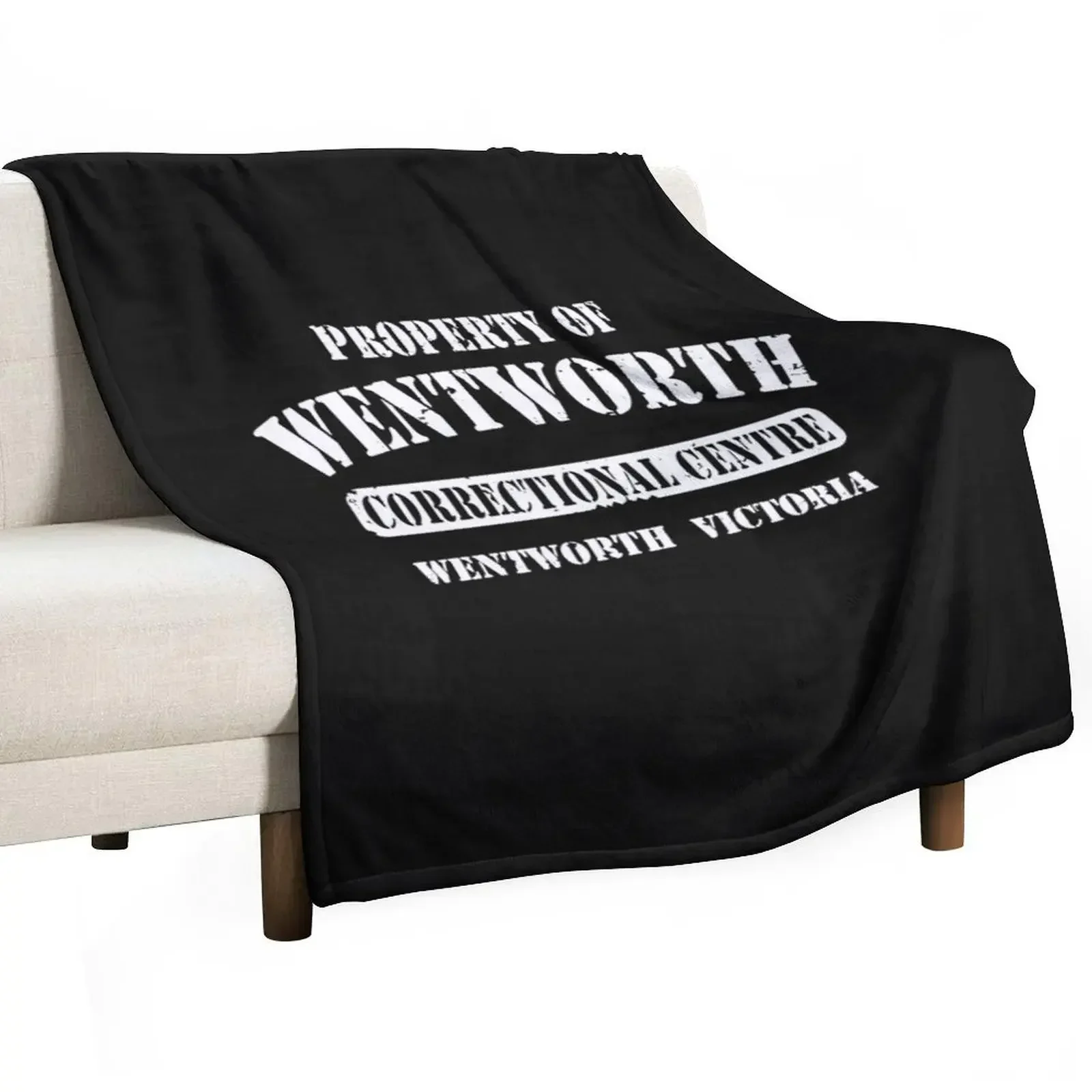 

Prop-erty of Wen-tworth Prison Throw Blanket Beautifuls Comforter Sofa Quilt Blankets