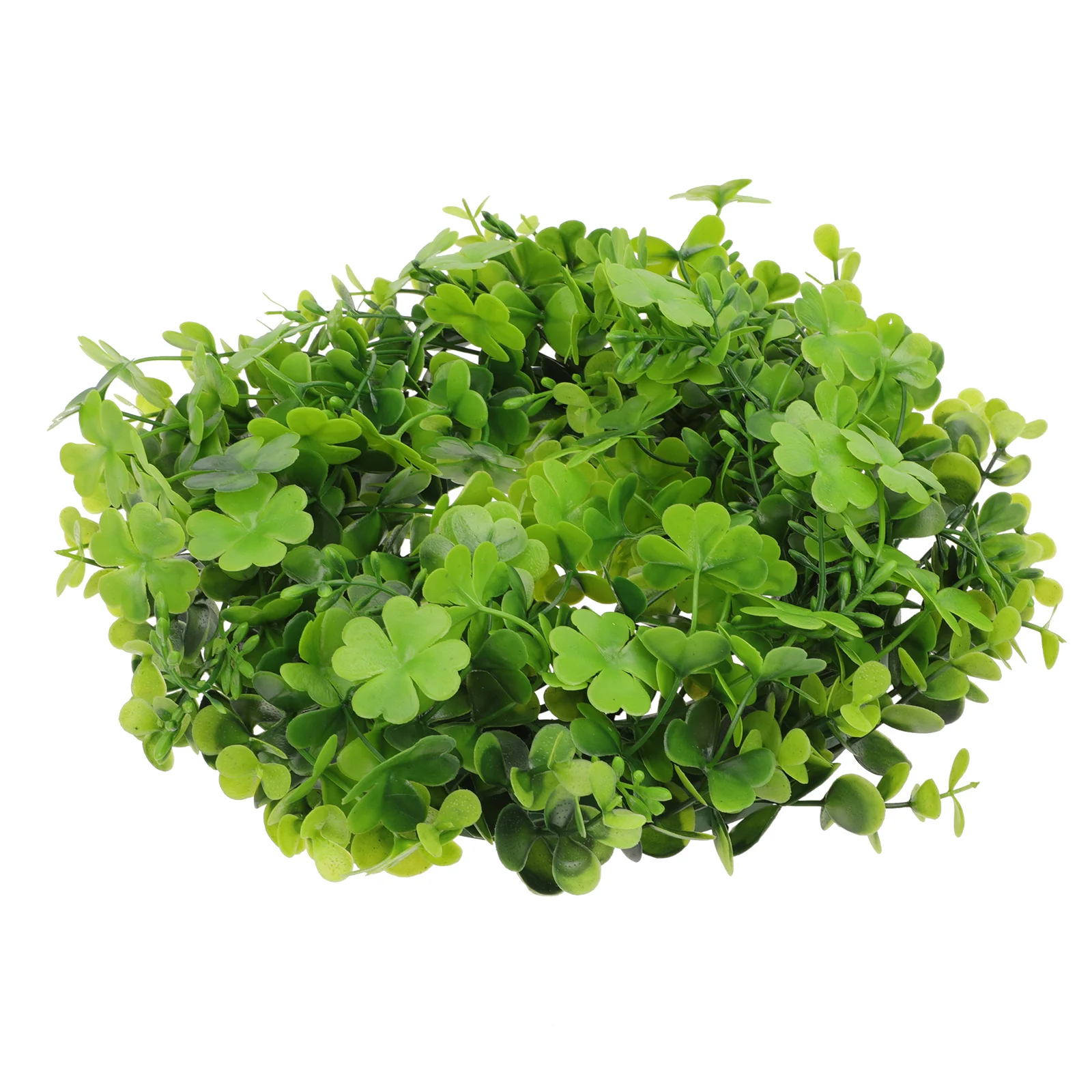 

Spring Wreaths for Front Door Artificial Garland of The Lid Creative St Patrick's Day Hanging Decor American Style Green