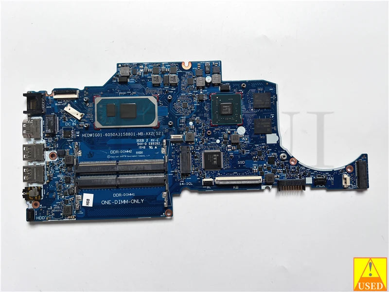 USED Laptop Motherboard 6050A3158801 For HP 14-CK 14-CF 240 G7 SRGKG i5-1035G1 Fully tested 100% work