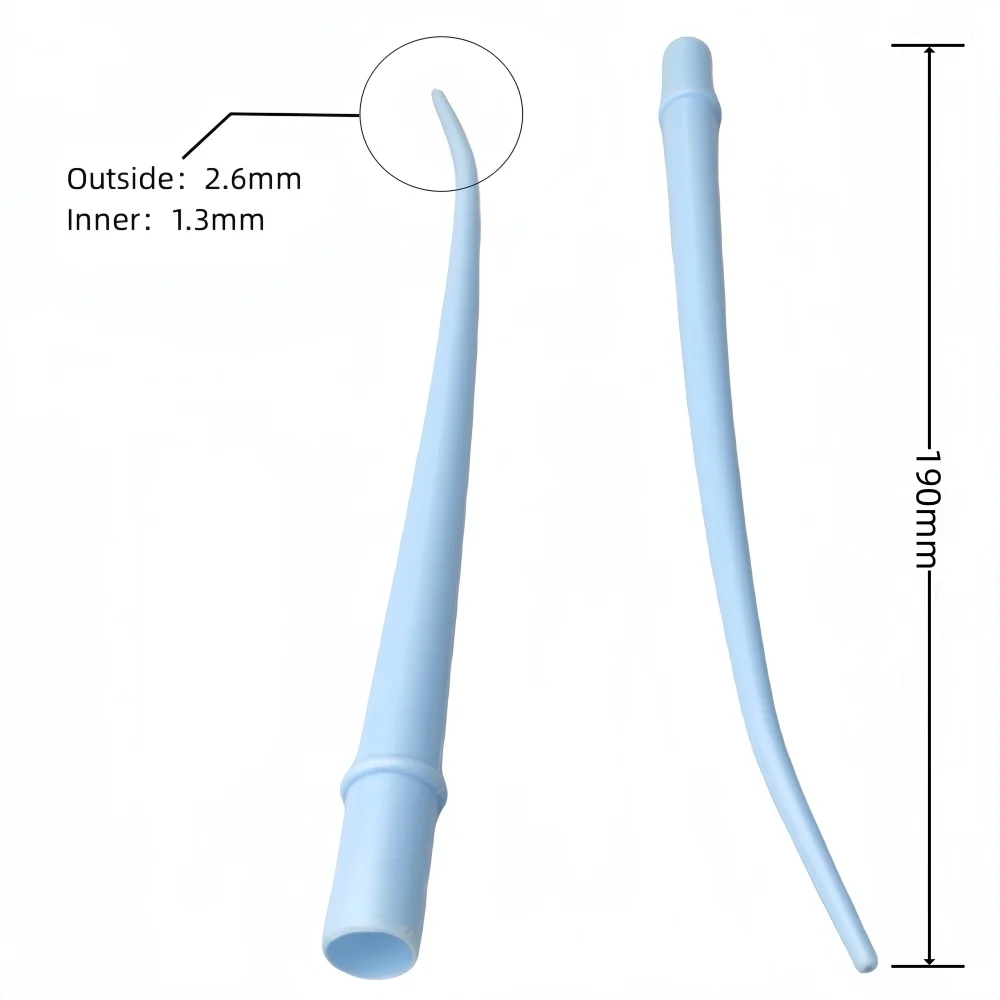 25PCS/Bag Disposable Dental Suction Tips - Saliva Ejector for Dentistry Clinic, Surgical and Orthodontic Procedures