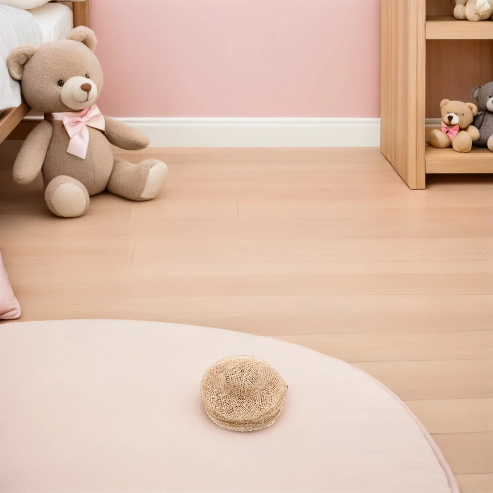 

Набор из 6 миниатюрных соломенных шляпок (8 см), плетеные вручную мини-шляпки для декора, костюмов для животных, основы для фасцинаторов, плетеные шляпки для художественных проектов