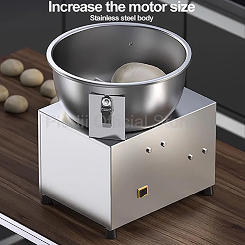 Commercial Dough Mixer Machine 3/5/8kg Capacity Stainless Steel Automatic Dough Kneader For Bakery Food Processing Equipmen