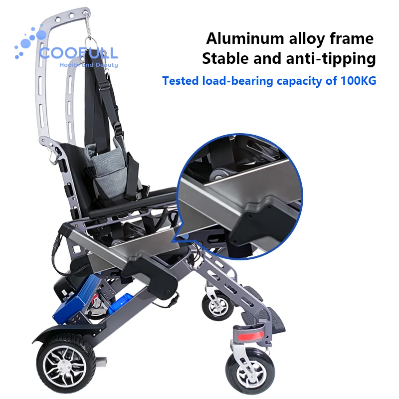 Coolfull Lightweight Exoskeleton Robot Walker Assisted Walking Trainer Assisted Training Leg Lift Assistive Walker