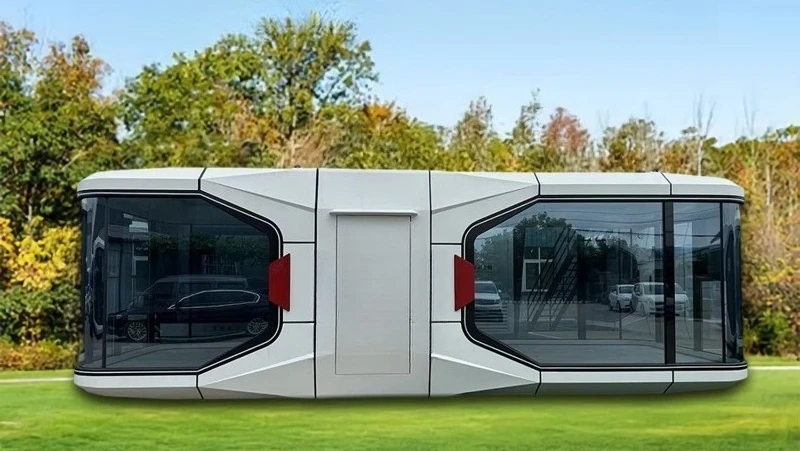 أحدث منزل متنقل 2 غرفة نوم فيلا منزلية جاهزة متنقلة