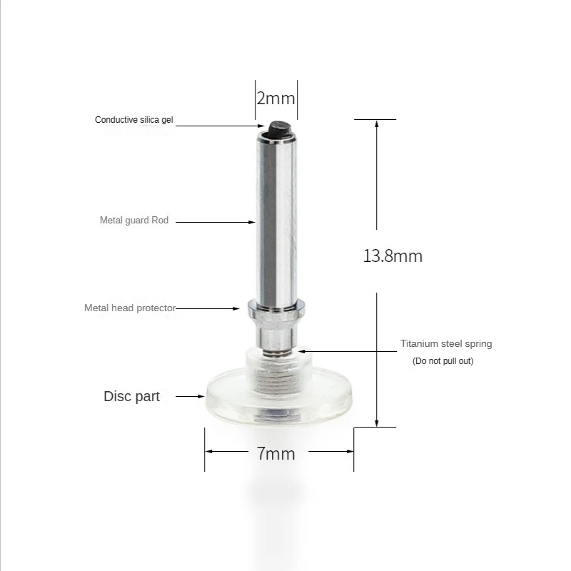 Universal Stylus Stift transparente Scheibe kapazitiven Bildschirm Touch Pen Ersatz spitze Zeichnung Schreibfeder Bleistift kopf