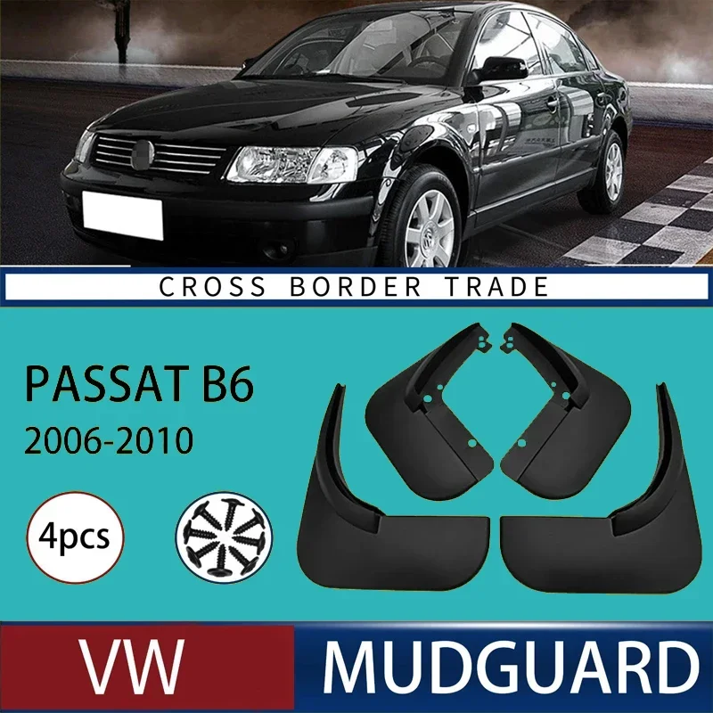 

Automotive Tire Mudguard Waterproof Splash Proof 4pcs Accessories For VW Passat B6 2006-2010 2007 2008 2009