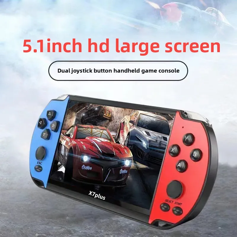 X7/X7PLUS/8G handheld game console/psp arcade game console 4.3/5/7 inch screen
