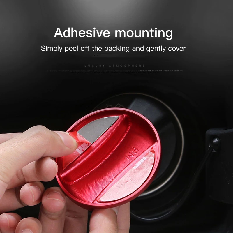 Car Fuel Tank Cap, Brushed Aluminum Alloy Cap, Auto Parts, Fuel Door Cap, Fuel Tank Gas Cap