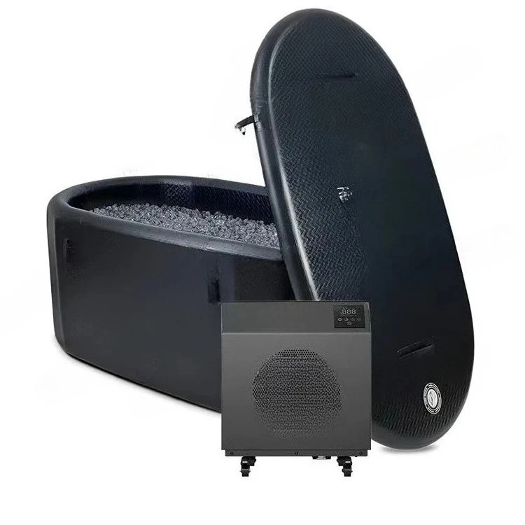 Cool PVC outdoor spa with cover hot and cold insert for bathtubs and ice baths