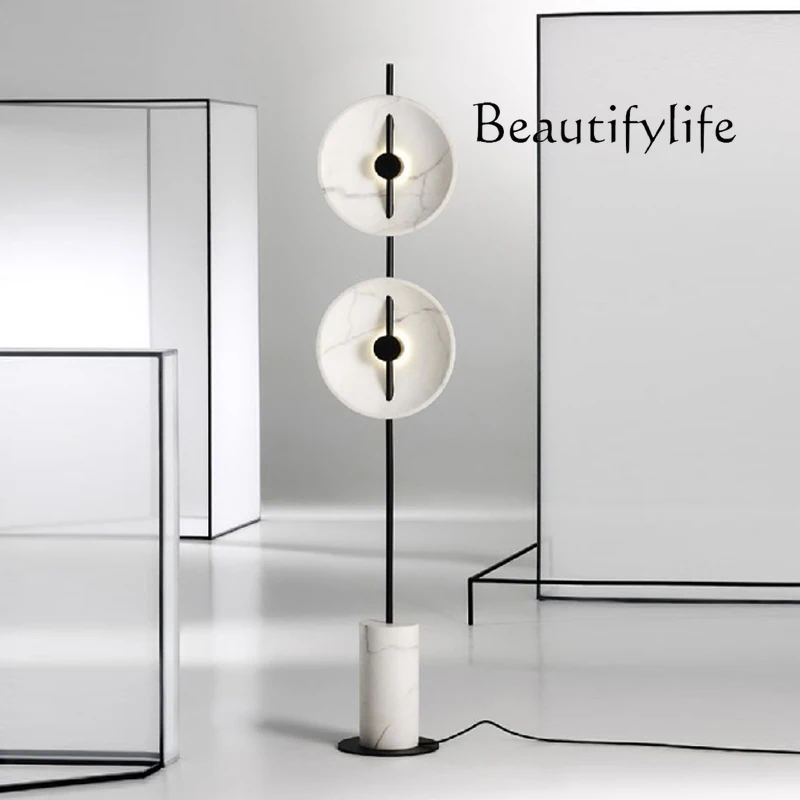 Postmodern Creative Jazz White Marble Living Room Floor Lamp Art Bedroom Sales Floor Lamp