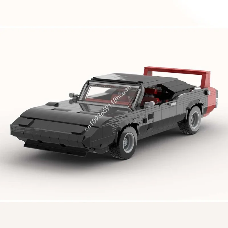 

1862pcs MOC Dodgess Charger Daytona Model Building Blocks Modular Kids Creative Architecture Toys DIY Brick Christmas Gifts