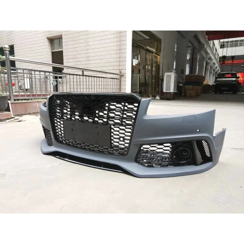 PrimeSelect RS Style Front Bumper Body Kit With Grille ACC PDC Fit A S D4 -