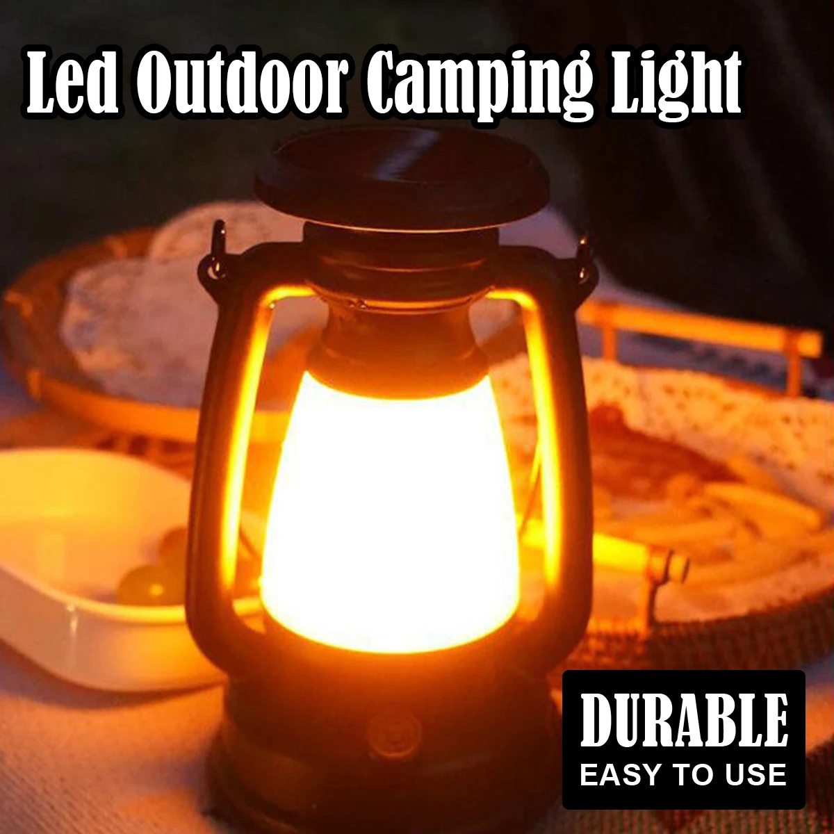 Charging Decoration Atmosphere Light Bar Led Camping Solar Retro Horse Lantern Portable Decor Outdoor Home Lamp Night Desk Table