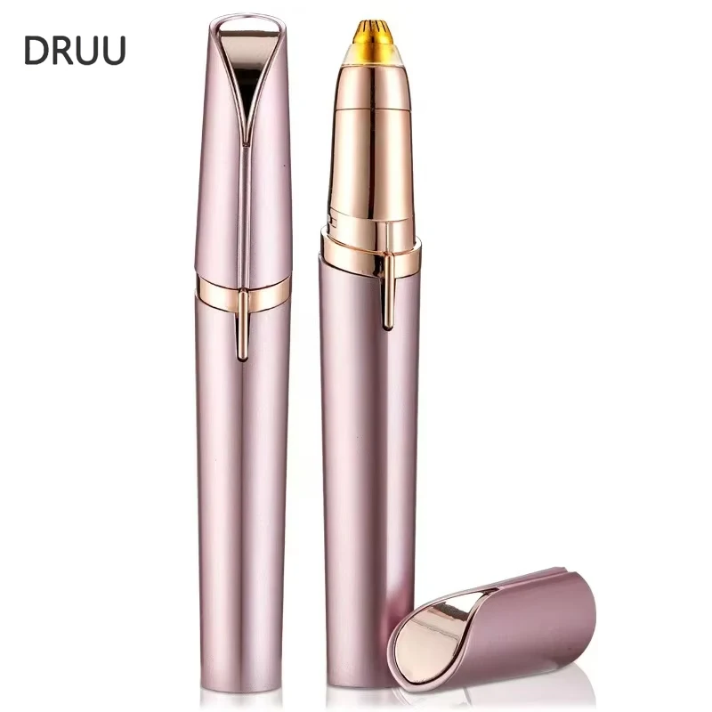 ไฟฟ้าคิ้วTrimmer USB Charger Security Hair Removal Eye Browเครื่องกําจัดขนShaperเครื่องโกนหนวดไม่เจ็บปวดมีดโกนFacial Hair Remover