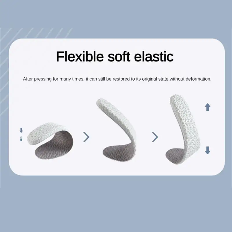 Sports Boost Iinsoles Stretch Breathable Deodorant Cushion Orthopedic Pad Shock Absorption Increased insole For Shoes