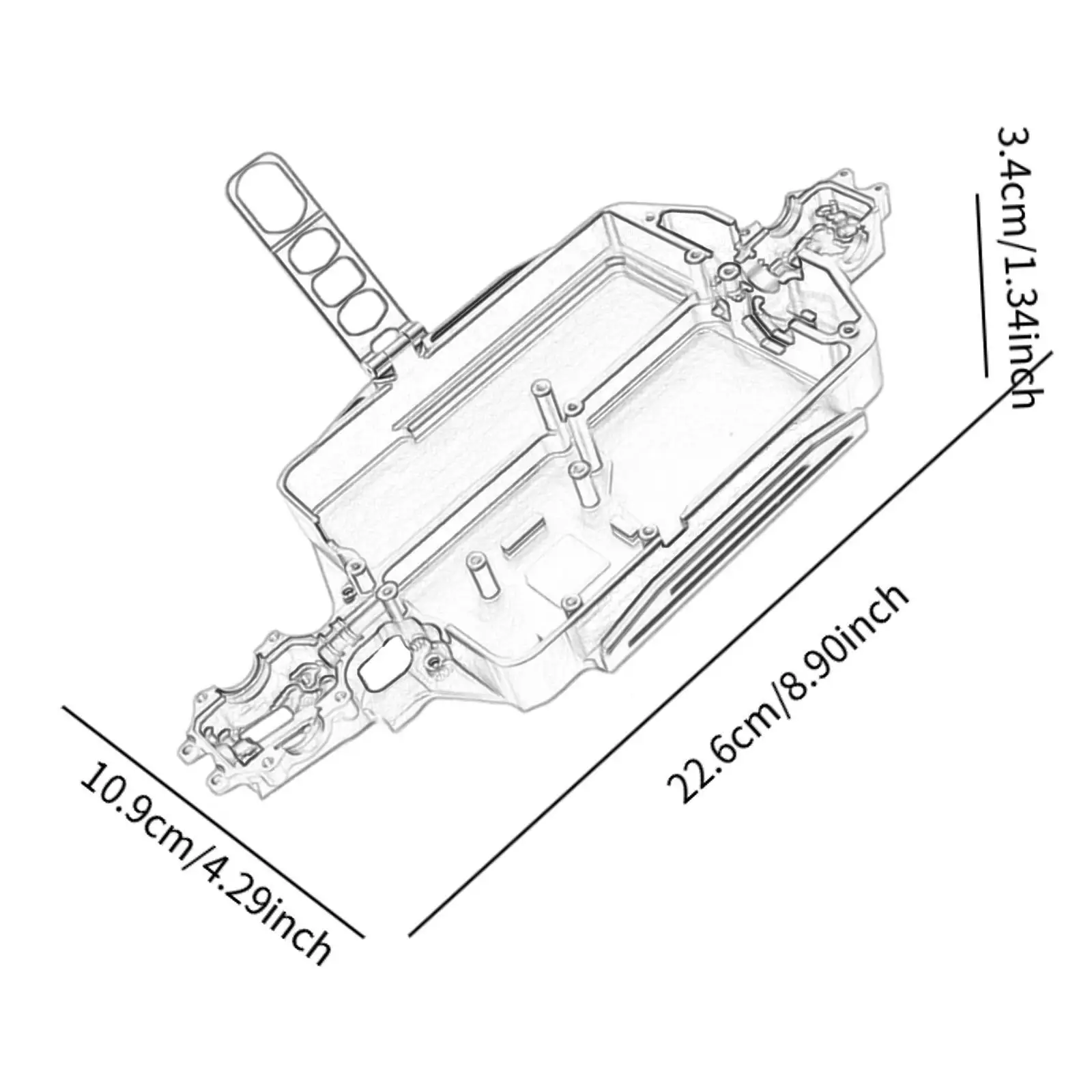 車のシャーシ16207, 16208, 16209, 16210,h16v3,m162,1:16,rcアルミニウム合金,日曜大工モデル,プロの交換部品