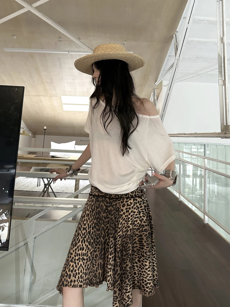 

Женский летний топ из хлопка с асимметричным дизайном, облегающий, однотонный, с коротким рукавом, повседневный стиль