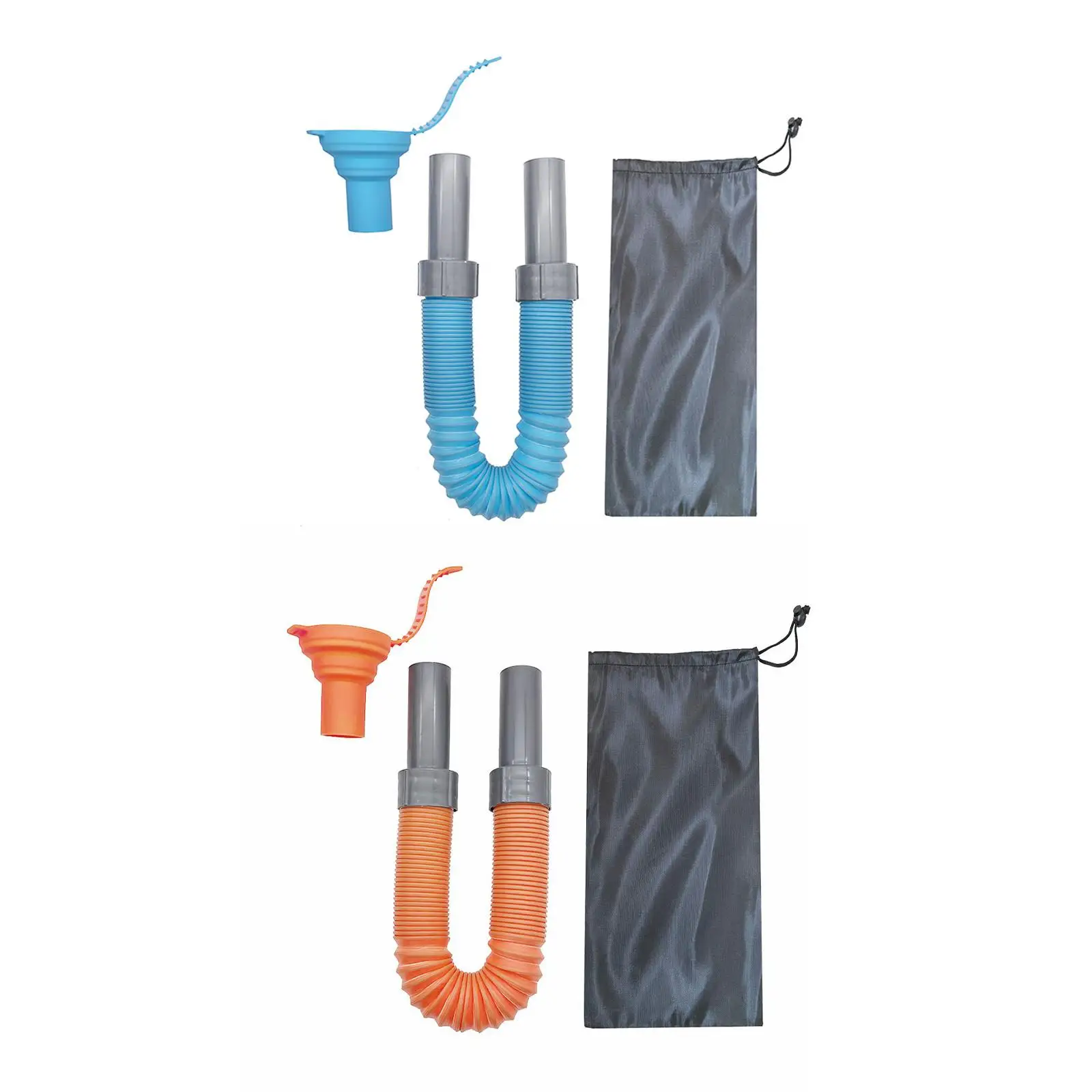 

Expandable Water Hose for Water Storage Tank Multipurpose Portable Leakproof Expanding Hose for Trailer RV Marine Boat