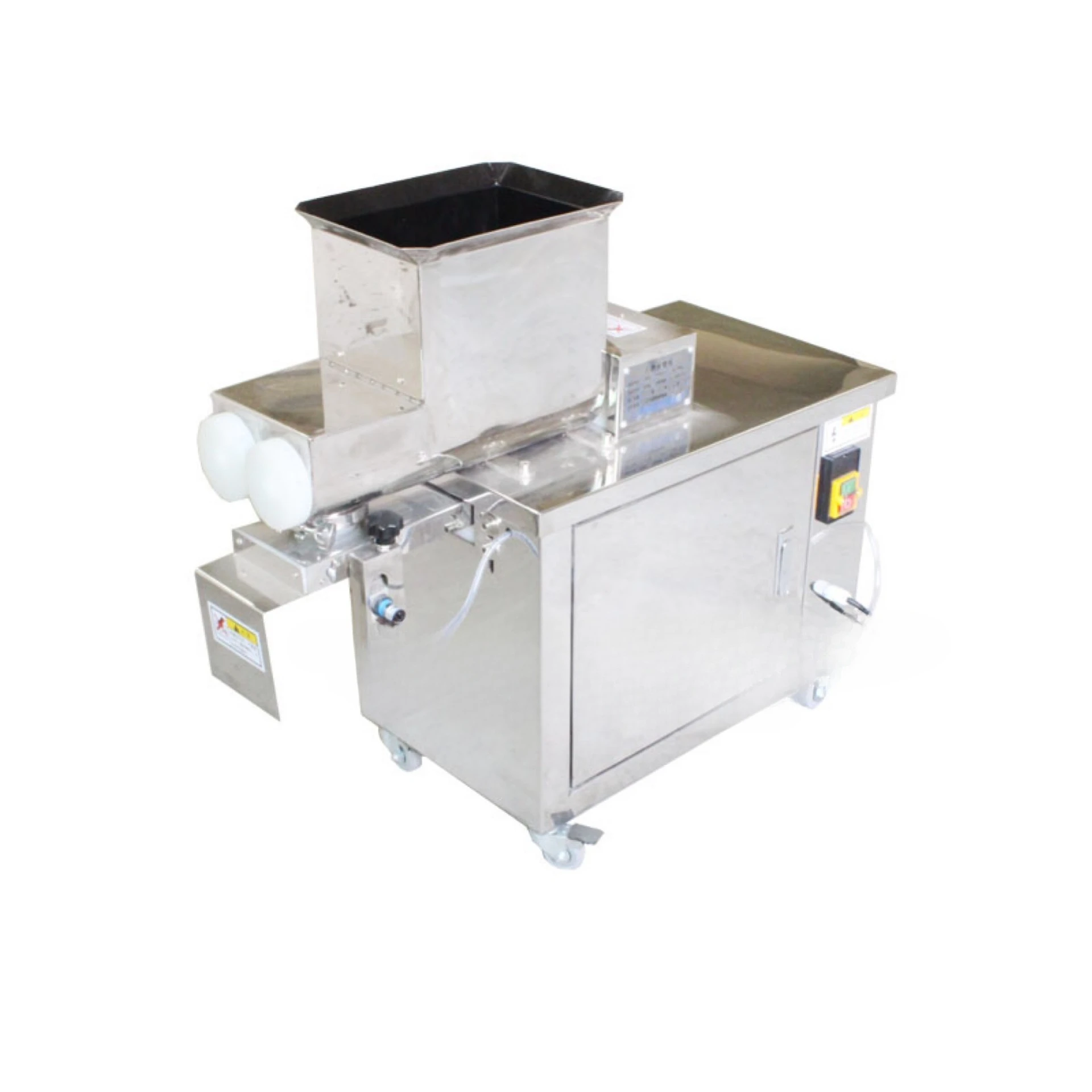 

Dough, machine surface, dosage, machine filling, machine cutting dough
