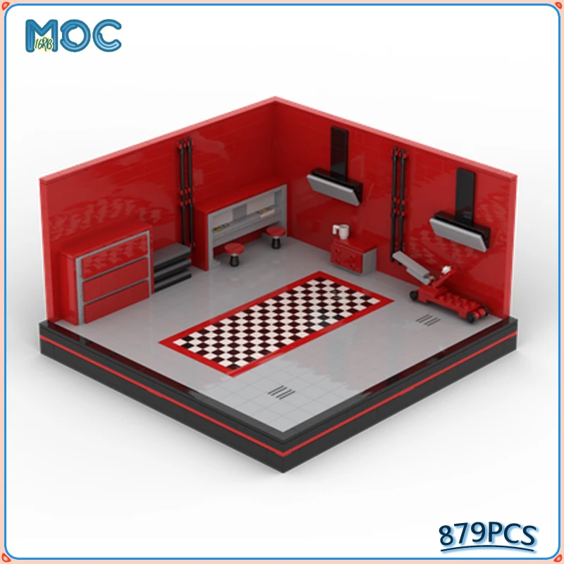 MOC Building Blocks Fxx-k V2 Supercar Display Stage Car Model DIY Creative Bricks Birthday Garage Collect Educational Toys Gifts