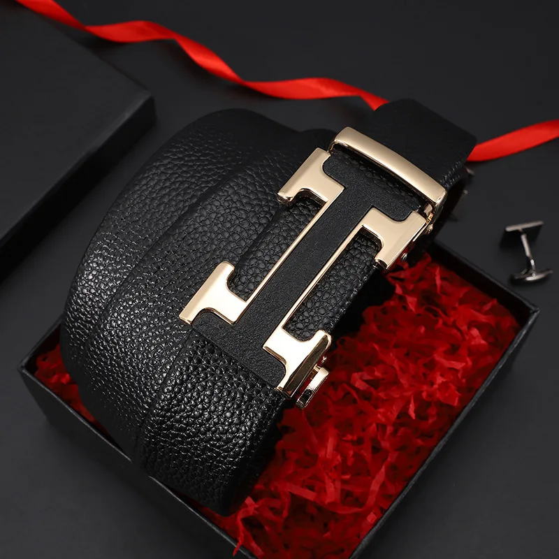 

New Arrival in 2025: Men's Automatic - Buckle Belt, Premium Quality for Business Trousers & Leisure