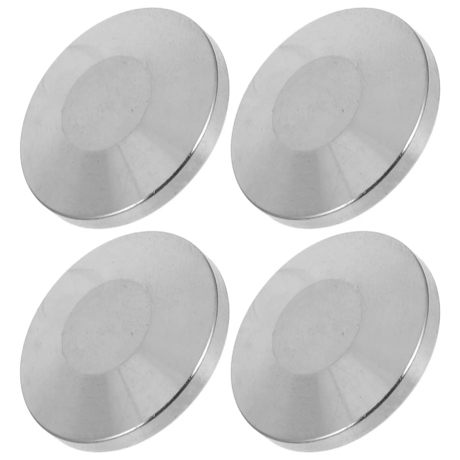 4Pcs Stainless Steel Quick Install Blind Plate Clamp End Cap Sanitary Vacuum Fittings Industrial Pipe Connection Leak Proof