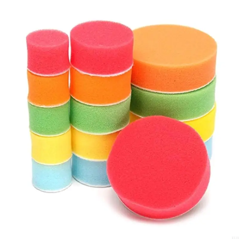 KX4B 29pcs/Set Car Posling Pad Комплект длинная шерстяная полировка