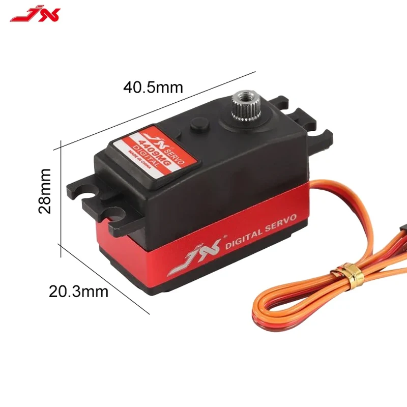 JX Servo PDI-4409MG 9KG Metal Gear Digital Servo for 1/8 1/10 RC Car and RC FPV Drone