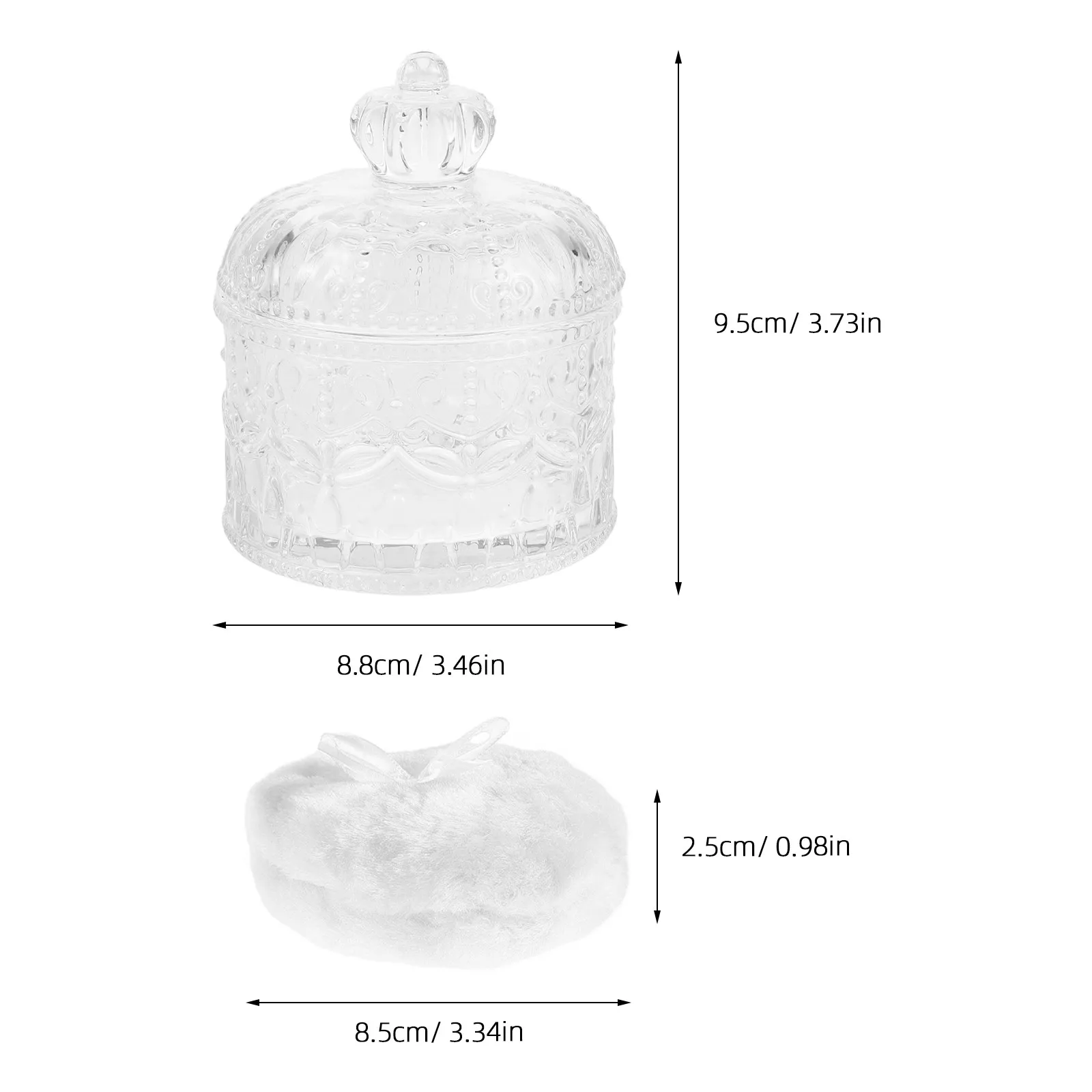 1Set Soft Powder Puff High Density Fiber Dusting Washable Reusable Makeup Applicator Puff Pad for Face Loose Pressed Body Powder